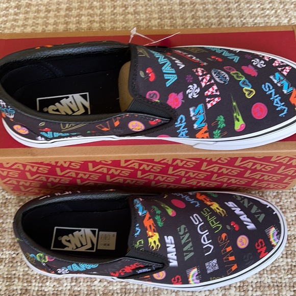 Vans Classic Slip On Disruptive Black/True White M - Picture 5 of 16